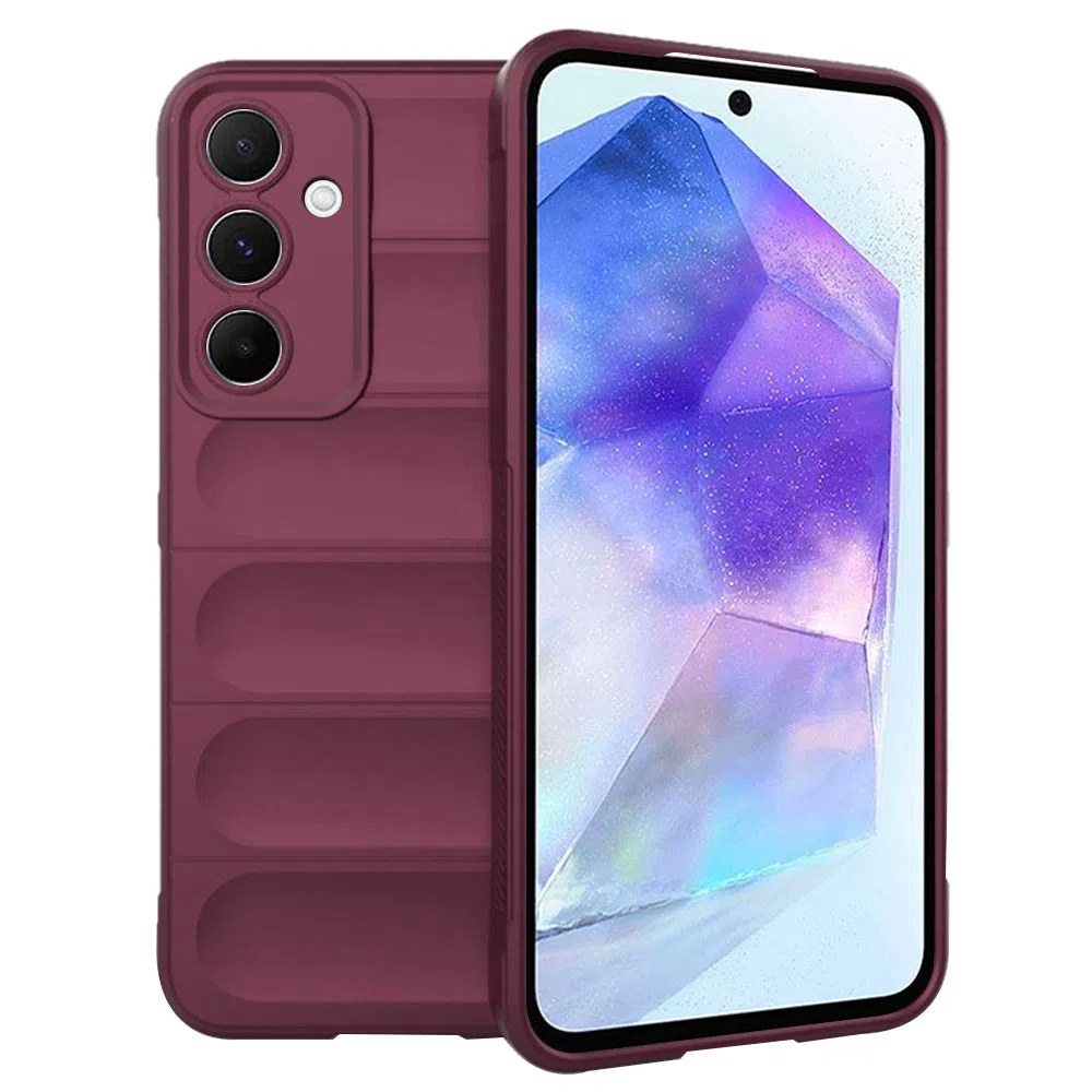 Custodia per Samsung Galaxy A55 5G A556, Techsuit, Magic Shield, Vinaccia — 2