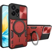 Custodia per Honor 200 Lite, Techsuit, CamGuard Pro, Rossa — 3