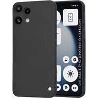 Custodia per Nothing Phone (3a) Lite, Techsuit, SoftFlex, Nera — 3
