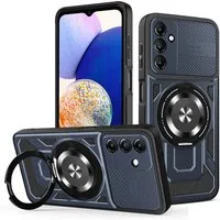 Custodia per Samsung Galaxy A14 A145 / A14 5G A146, Techsuit, RuggedCam, Blu — 3