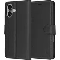 Custodia per Apple iPhone 17, Techsuit, Leather Folio, Nera — 3