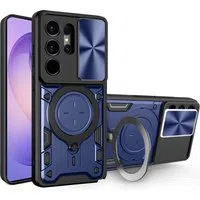 Custodia per Samsung Galaxy S26 Ultra S948, Techsuit, CamGuard Pro, Blu — 3
