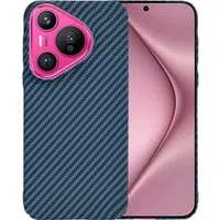 Custodia per Huawei Pura 70, Techsuit, Carbonite FiberShell, Turchese — 3
