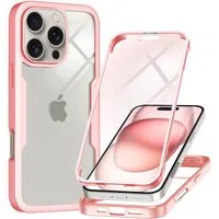 Custodia per Apple iPhone 16 Pro, Techsuit, ColorVerse 360, Rosa — 3