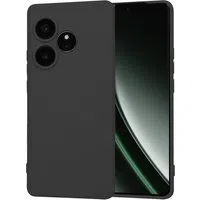 Custodia per Realme GT 6T / GT 6, Techsuit, SoftFlex, Nera — 3