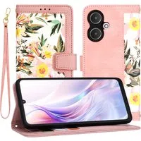 Custodia per Xiaomi Redmi 13C 5G, Techsuit, FlipCraft, Rosa — 3