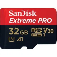 Scheda di memoria microSDHC SanDisk Extreme Pro, 32Gb, Classe 10 / UHS-1 U3, Con Adattatore SDSQXCG-032G-GN6MA — 3