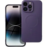 Custodia MagSafe per Apple iPhone 14 Pro Max, OEM, Silicone Mag, Viola — 3