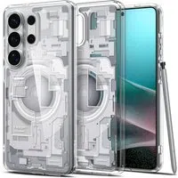 Custodia MagSafe per Samsung Galaxy S26 Ultra S948, Spigen, Ultra Hybrid Zero One, Bianca ACS10683 — 3