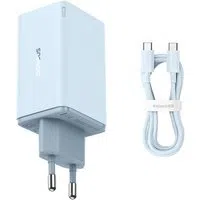Caricatore da rete con cavo USB-C Baseus GaN6 Pro, 65W, 3,25A, 2 x USB-A - 2 x USB-C, Blu P10162701313-00 — 3