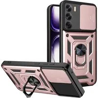 Custodia per Oppo Reno12, Techsuit, CamShield, Rosa — 3