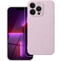 Custodia MagSafe per Samsung Galaxy A57 5G, OEM, Silicone Mag, Rosa — 3