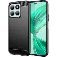 Custodia per Honor X8b, Techsuit, Carbonio, Nera — 3