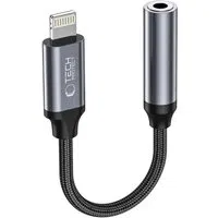 Adattatore Audio Lightning - 3.5mm Tech-Protect Ultraboost, Nero — 3