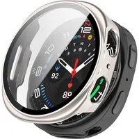 Custodia Techsuit Defense360 Pro per Samsung Galaxy Watch9 / Watch8 40mm, Argento Perlato — 3
