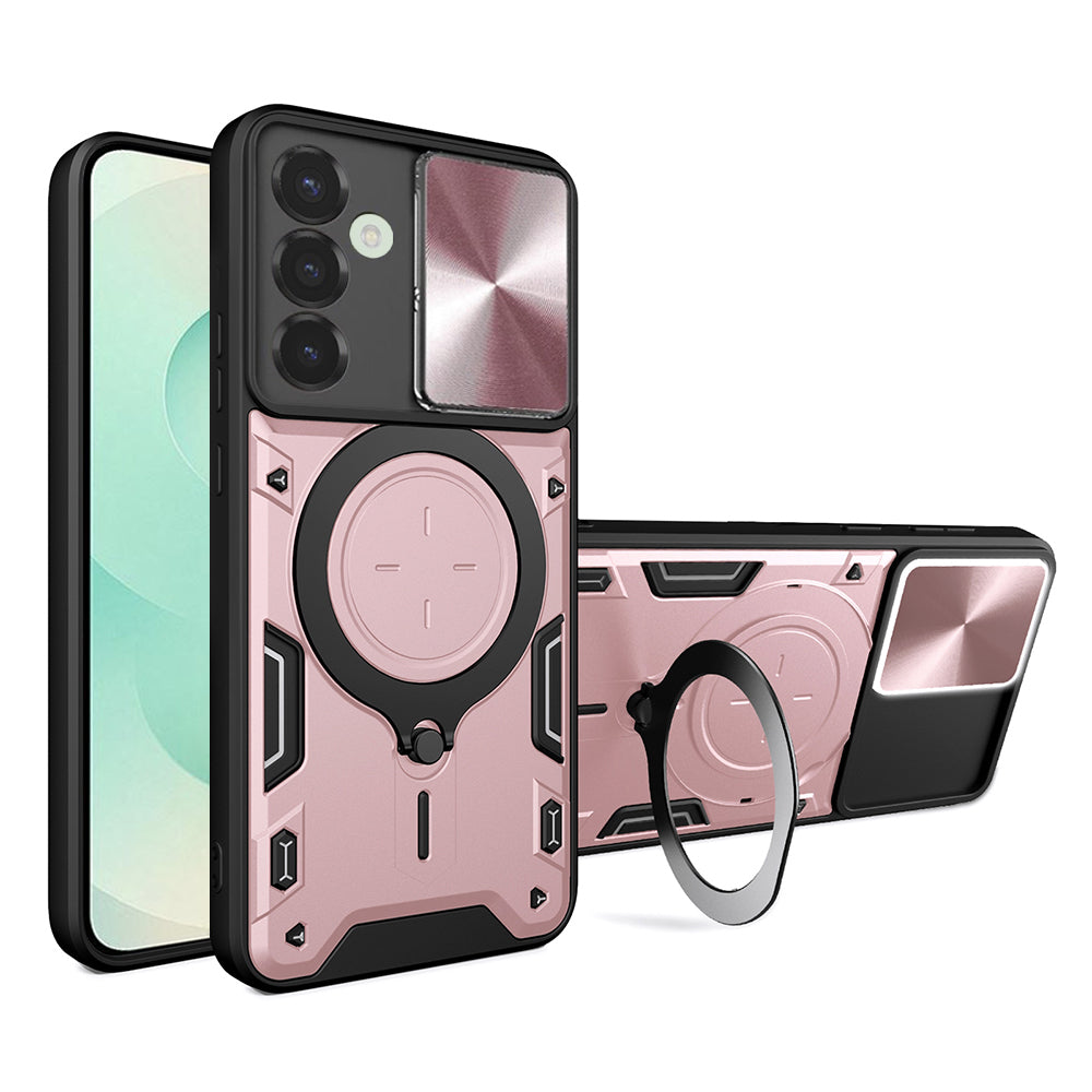 Techsuit Custodia per Samsung Galaxy S25+ S936, Techsuit, CamGuard Pro, Rosa Oro