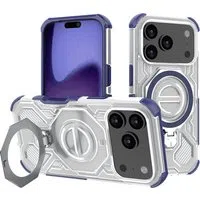 Custodia per Apple iPhone 17 Pro, Techsuit, Carbon Shield Pro, Blu — 3