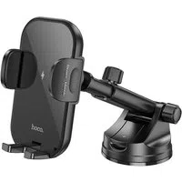 Caricabatterie Auto Wireless HOCO HW5, 15W, 1.67A, Nero — 3