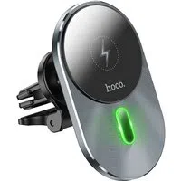 Caricabatterie Auto Wireless HOCO CA91, 15W, 1.67A, Nero — 3