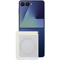 Custodia MagSafe per Samsung Galaxy Z Flip8 F776, Blueo, Skin Friendly Anti-Drop, Grigio Satinato — 3