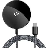 Caricabatterie Wireless Retea Acefast E24, 15W, 1.67A, Grigio — 3