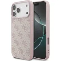 Custodia per Apple iPhone 18 Pro / 17 Pro, Guess, 4G Classic Logo, Rosa