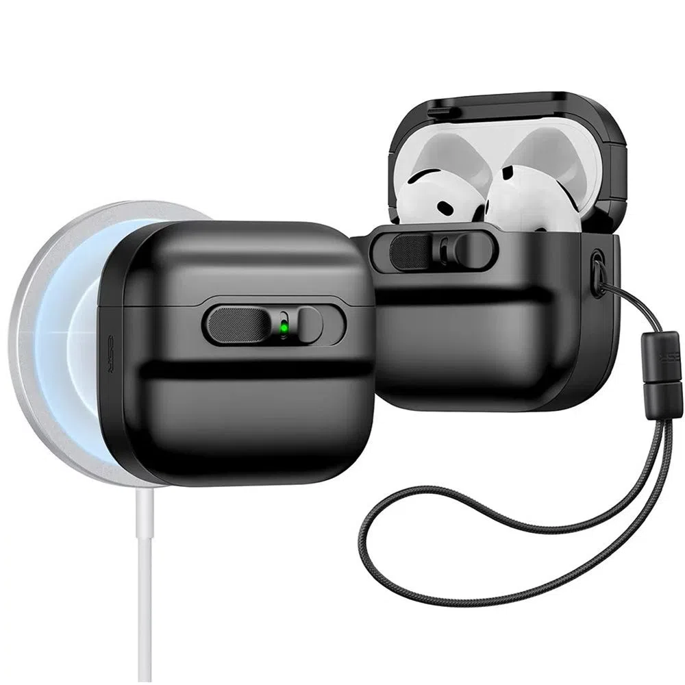 Custodia ESR Pulse per Apple AirPods 4, Nera — 1