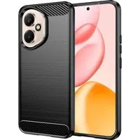 Custodia per Honor 400, Techsuit, Carbonio, Nera — 3