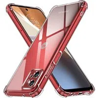 Custodia per Motorola Moto G32, Techsuit, Shockproof Clear, Trasparente — 3