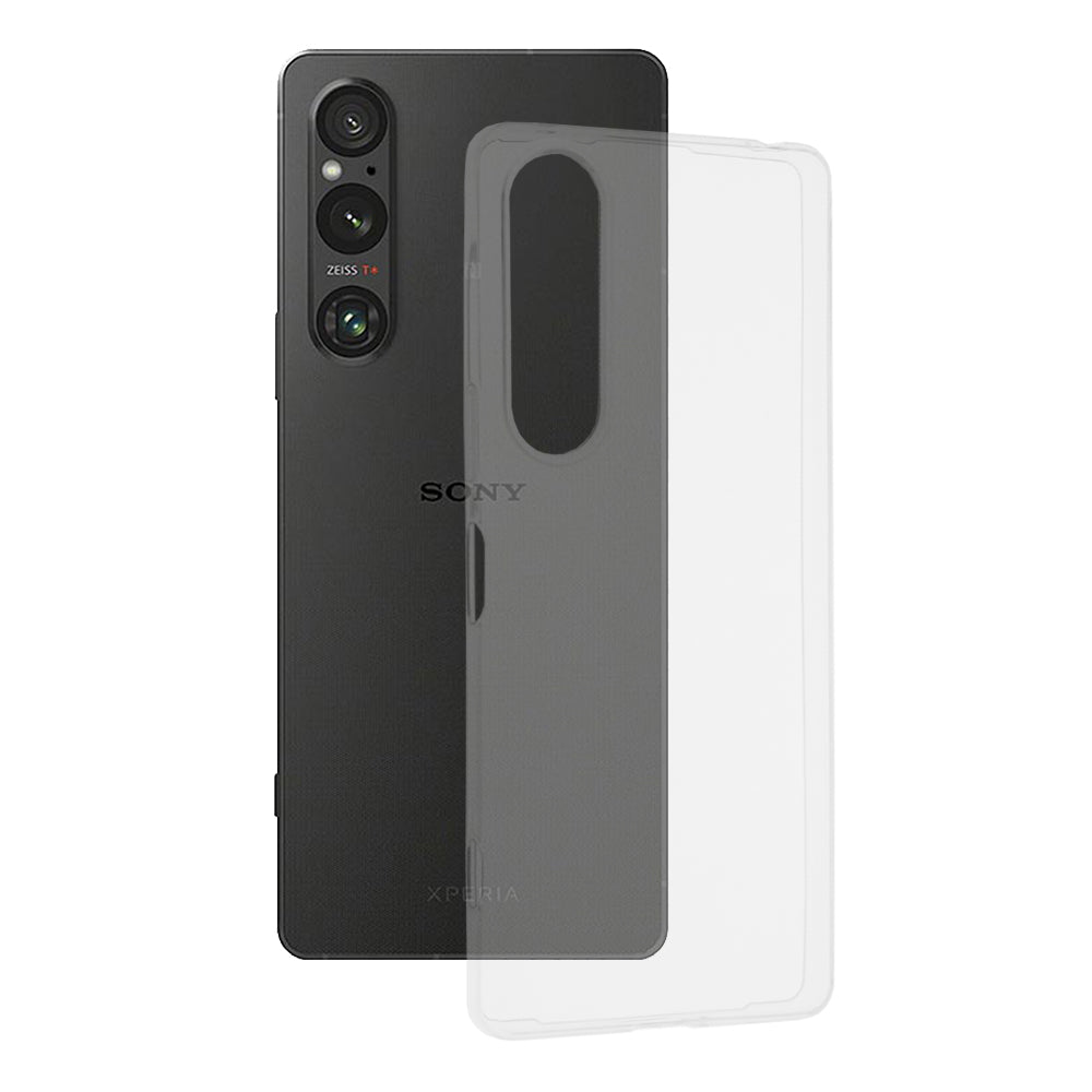 Techsuit Custodia per Sony Xperia 1 V, Techsuit, Chiara, Trasparente