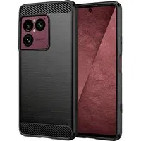 Custodia per Sony Xperia 1 VIII, Techsuit, Carbonio, Nera — 3