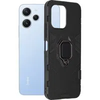 Custodia per Xiaomi Redmi 12 5G / 12, Techsuit, Shield, Nera — 3