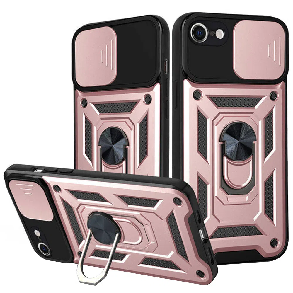 Custodia per Apple iPhone 6 / 6s, Techsuit, CamShield, Rosa — 2