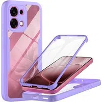 Custodia per Oppo A6 Pro 5G / A6 Pro 4G, Techsuit, ColorVerse 360, Viola — 3