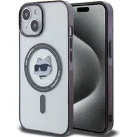 Custodia MagSafe per Apple iPhone 15 Plus, Karl Lagerfeld, IML Choupette's Head, Trasparente — 3