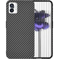 Custodia per Nothing Phone (1), Techsuit, Carbonite FiberShell, Nera — 3