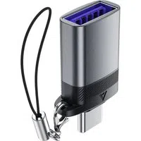 Adattatore OTG USB-C - USB-A Acefast J7, Grigio — 3