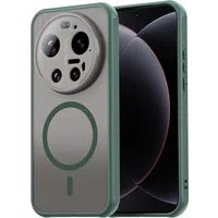 Custodia MagSafe per Xiaomi 17 Ultra, Techsuit, HaloFrost II, Verde — 3