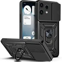 Custodia per Nothing Phone (3a) Lite, Techsuit, CamShield, Nera — 3