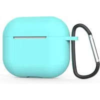Custodia Techsuit Silicone per Apple AirPods 4, Turchese Scuro — 3