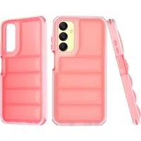 Custodia per Samsung Galaxy A25 A256, Techsuit, Wave Shield, Rossa — 3