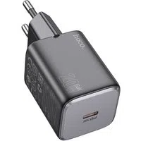 Caricabatterie da Rete HOCO N40, 20W, 3A, 1 x USB-C, Nero — 3
