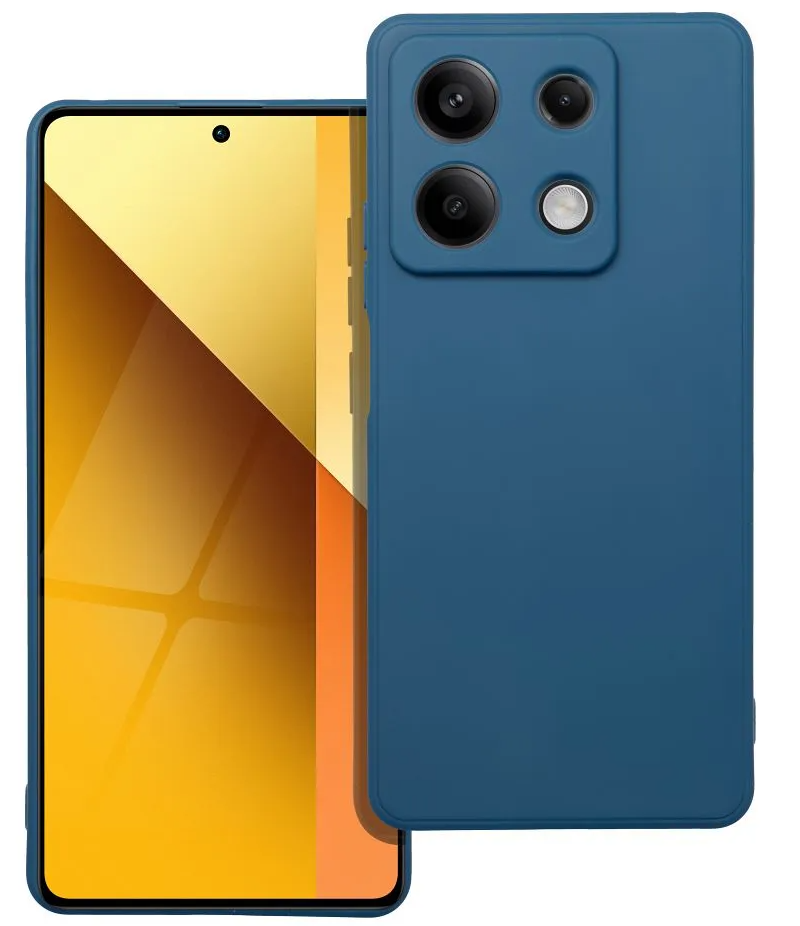 GSMnet Custodia per Xiaomi Redmi Note 13 Pro 4G, OEM, Opaca, Blu