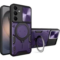 Custodia per Samsung Galaxy S26 S942, Techsuit, CamGuard Pro, Viola — 3