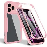 Custodia per Apple iPhone 17 Pro, Techsuit, ColorVerse 360, Rosa — 3