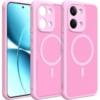Custodia MagSafe per Xiaomi Poco X8 Pro Max, Techsuit, HaloFrost II, Rosa — 3