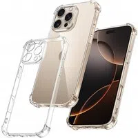 Custodia per Apple iPhone 16 Pro Max, Techsuit, Shockproof Clear, Trasparente — 3
