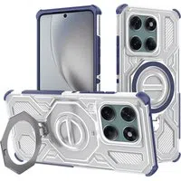 Custodia per Motorola Edge 60 Pro, Techsuit, Carbon Shield Pro, Blu — 3