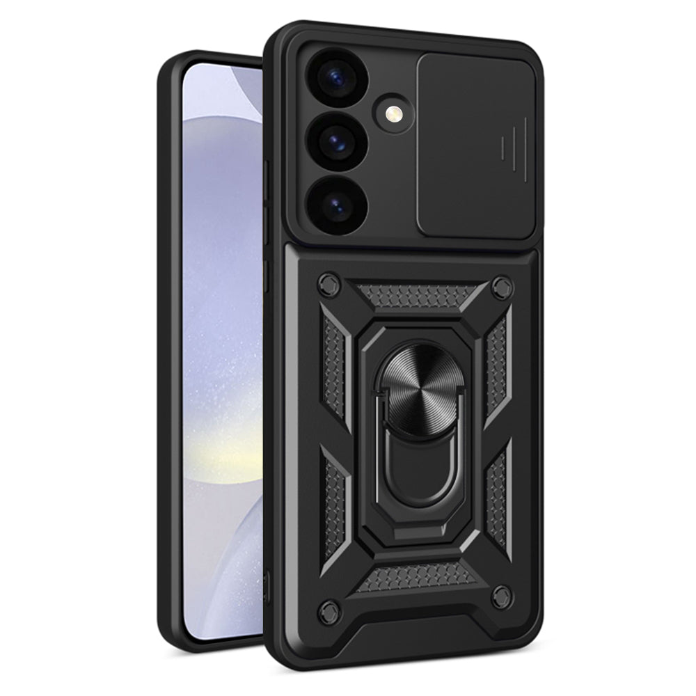 Techsuit Custodia per Samsung Galaxy S24+ S926, Techsuit, CamShield, Nera