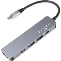 Hub USB-C Fixed, 4in1, Grigio — 3